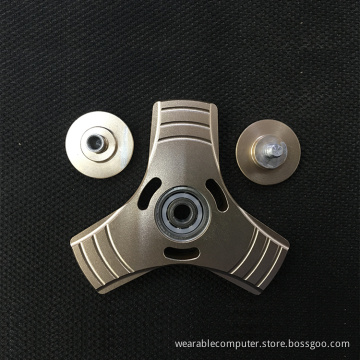 2017 newest low price relieve pressure rainbow cool aluminum alloy metal fidget spinner